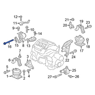 Honda OE - Engine Cradle Bolt