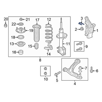 Honda OE - Suspension Ball Joint Lock Pin