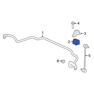 Honda OE - Front Suspension Stabilizer Bar Bushing