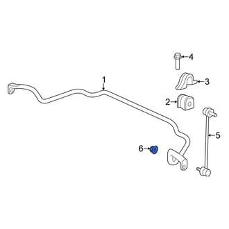 Honda OE - Front Suspension Stabilizer Bar Link Nut