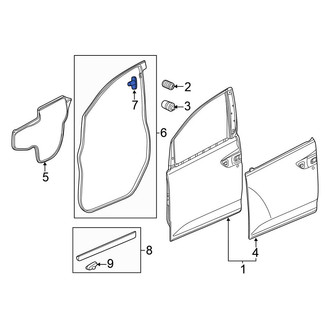 Honda OE - Lower Sliding Door Weatherstrip Clip