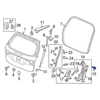 Honda OE - Tailgate Lift Motor Bolt