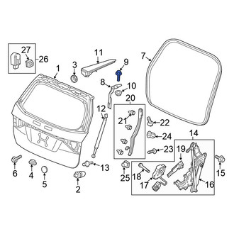 Honda OE - Liftgate Hinge Bolt