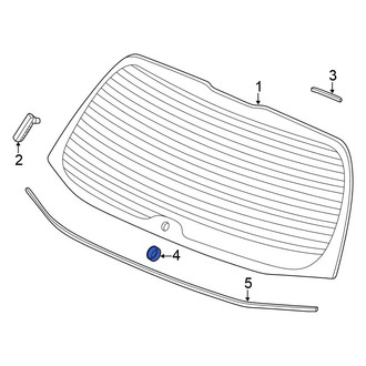 Honda OE - Liftgate Glass Seal