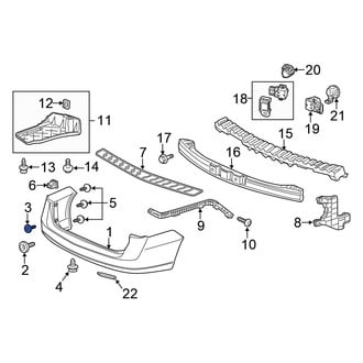 Honda OE - Bumper Cover Bolt