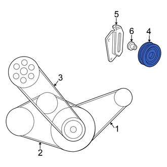 Honda OE - Accessory Drive Belt Idler Pulley