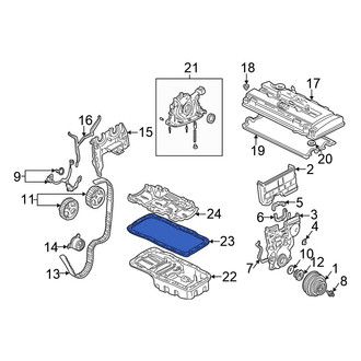 Honda OE - Engine Oil Pan Gasket