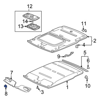 Honda OE - Sun Visor Holder