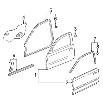 Honda OE - Hood Seal Clip