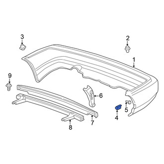 Honda OE - Front Bumper Cover Spacer