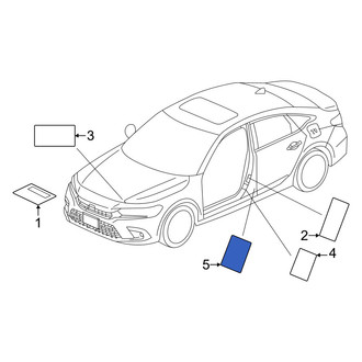 Honda OE - Caution Label