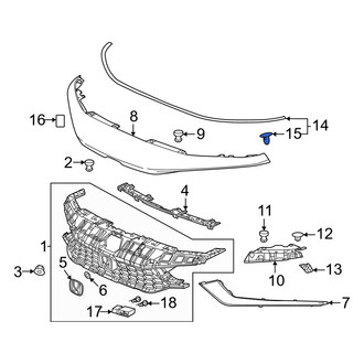 Honda OE - Hood Seal Clip