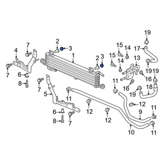 Honda OE - Automatic Transmission Oil Cooler Nut