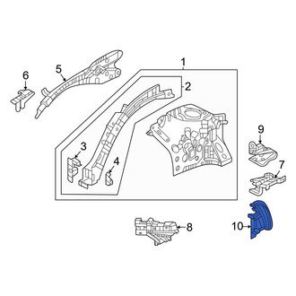 Honda OE - Battery Tray Bracket