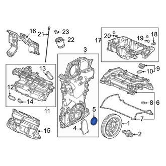 Honda OE - Rear Engine Crankshaft Seal