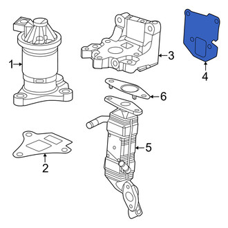 Honda OE - Exhaust Gas Recirculation (EGR) Valve Gasket