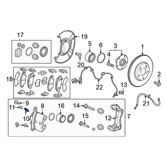 Honda OE - Front Brake Bleeder Screw