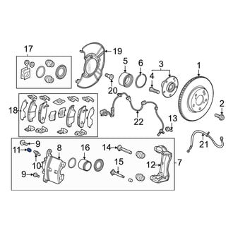 Honda OE - Front Brake Bleeder Screw Cap