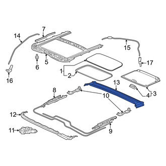 Honda OE - Sunroof Drip Rail