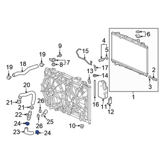 Honda OE - Radiator Hose Clamp