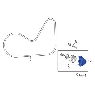 Honda OE - Accessory Drive Belt Tensioner Assembly