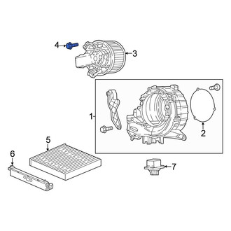 Honda OE - HVAC Blower Motor Screw