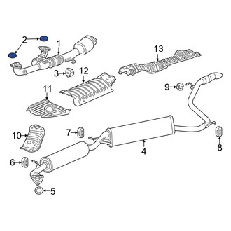 Honda OE - Exhaust Muffler Gasket