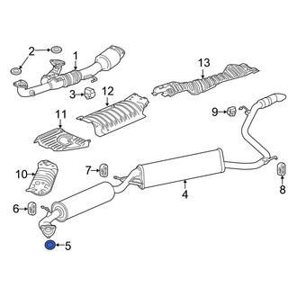 Honda OE - Exhaust Muffler Gasket