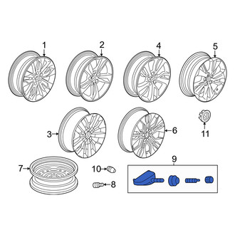 Honda OE - Tire Pressure Monitoring System (TPMS) Sensor