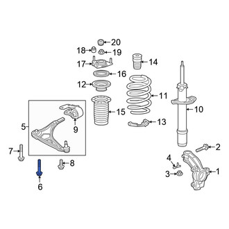 Honda OE - Upper Suspension Control Arm Bolt