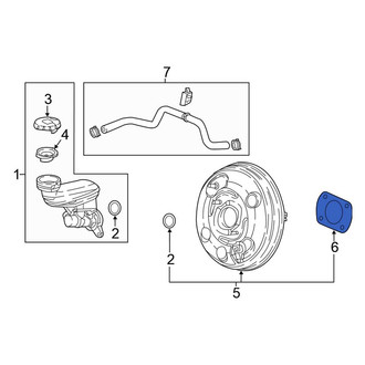 Honda OE - Power Brake Booster Gasket