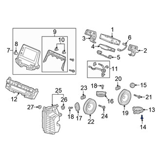 Honda OE - Speaker Screw