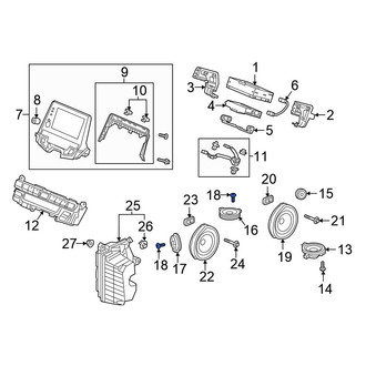 Honda OE - Speaker Screw