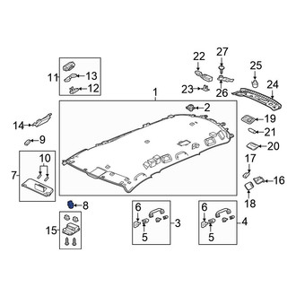 Honda OE - Sun Visor Holder