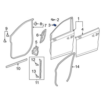 Honda OE - Front Lower Door Stop
