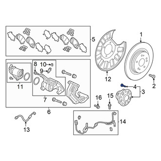 Honda OE - Wheel Lug Stud