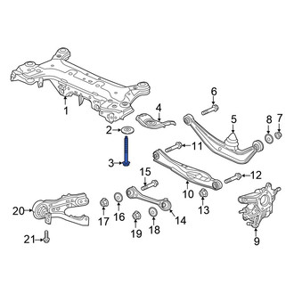 Honda OE - Suspension Crossmember Bolt