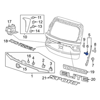 Honda OE - Liftgate Object Sensor Clip