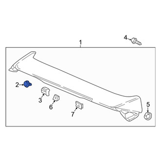 Honda OE - Console Panel Clip