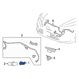 Honda OE - Rear Right Inner Parking Aid Sensor