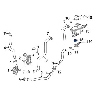 Honda OE - Drive Motor Inverter Coolant Reservoir Insulator