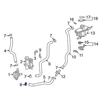 Honda OE - Drive Motor Inverter Radiator Hose Clamp