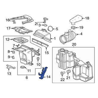 Honda OE - Air Cleaner Bracket