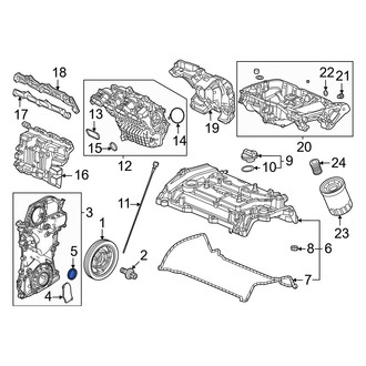 Honda OE - Rear Engine Crankshaft Seal