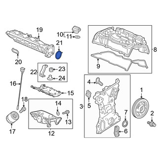 Honda OE - Upper Fuel Injection Plenum Gasket