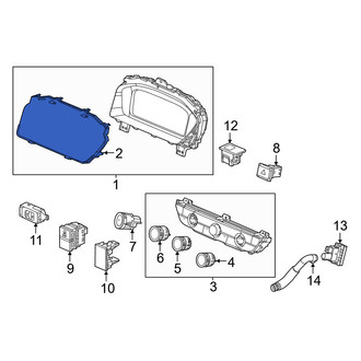 Honda OE - Instrument Panel Lens