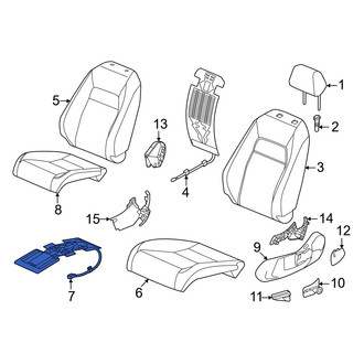 Honda OE - Front Left Lower Seat Heater Pad