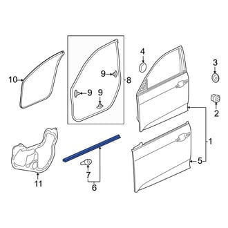 Honda OE - Door Shell Seal