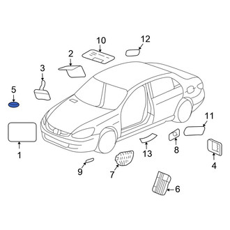 Honda OE - Caution Label