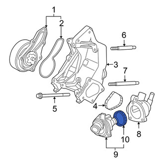 Honda OE - Engine Coolant Thermostat Housing Gasket